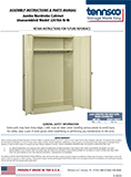 Jumbo Wardrobe Cabinet - Unassembled Model J2478A-N-W (2800918)